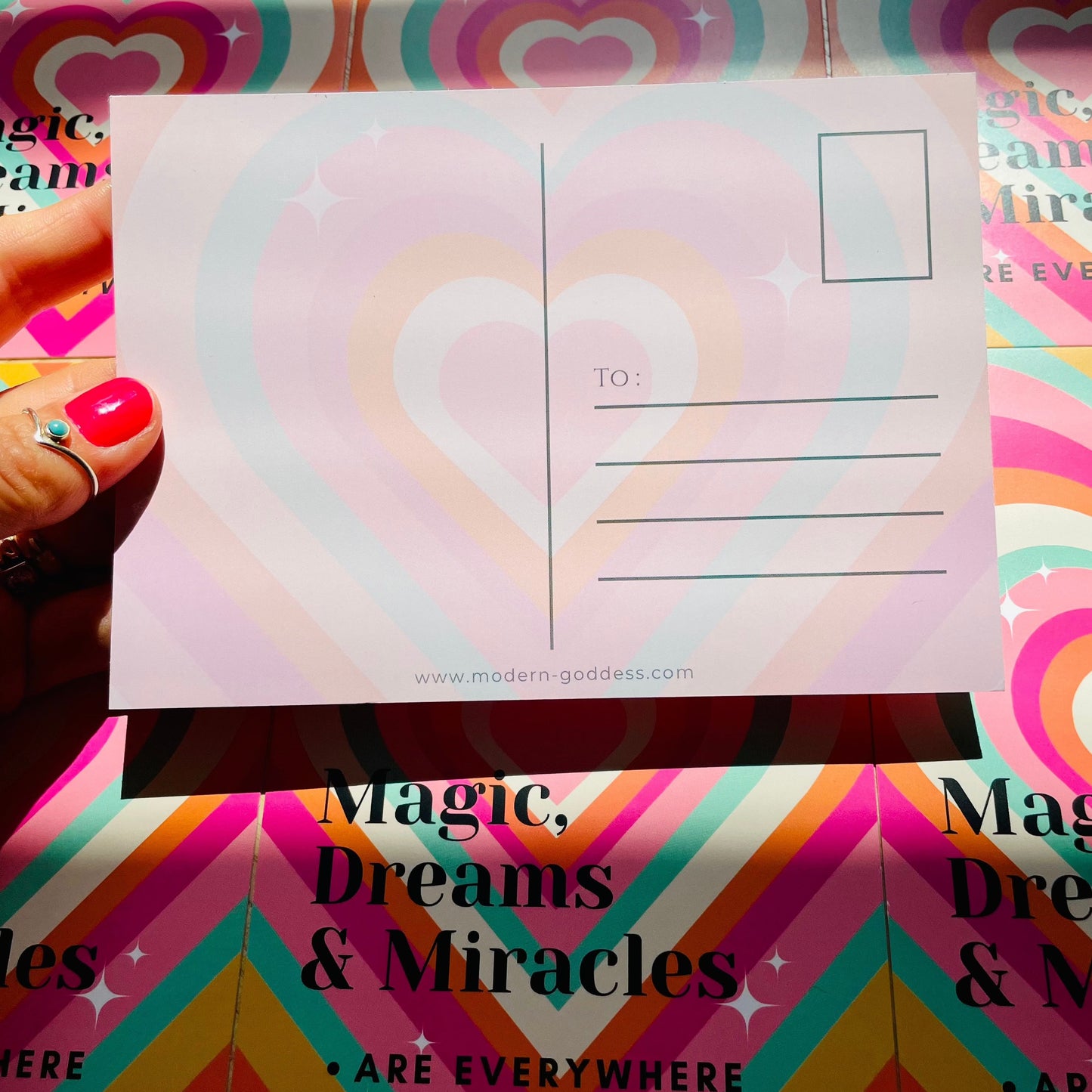 Postkarte Magic Dreams and Miracles